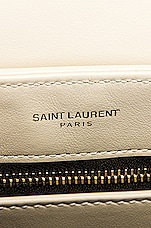 Saint Laurent Toy Loulou Bag in Crema Soft, view 7, click to view large image.