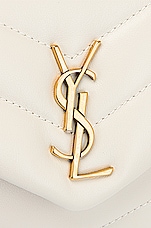Saint Laurent Toy Loulou Bag in Crema Soft, view 8, click to view large image.