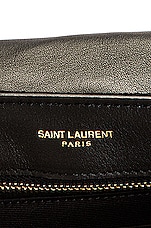 Saint Laurent Toy Loulou Bag in Nero & Nero, view 7, click to view large image.
