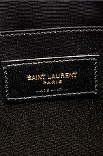 Saint Laurent Monogramme Pouch in Nero, view 6, click to view large image.