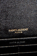 Saint Laurent Mini Envelope Chain Wallet Bag in Nero, view 7, click to view large image.