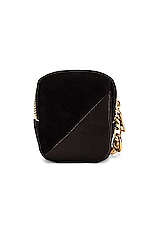 Saint Laurent Jamie Charm Pouch in Nero, view 2, click to view large image.