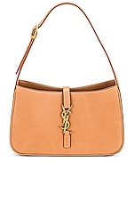 Saint Laurent Le 5 A 7 Hobo Bag in Vintage Brown Gold, view 1, click to view large image.