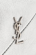 Saint Laurent Jamie Charm Pouch in Argento, view 5, click to view large image.
