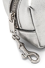Saint Laurent Jamie Charm Pouch in Argento, view 6, click to view large image.