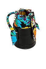 Saint Laurent Small Bucket Bag in Nero & Multicolor, view 5, click to view large image.