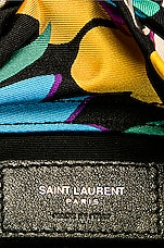 Saint Laurent Small Bucket Bag in Nero & Multicolor, view 7, click to view large image.