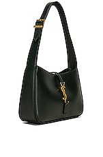 Saint Laurent Le 5 A 7 Hobo Bag in Vert Fonce, view 4, click to view large image.
