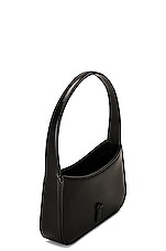 Saint Laurent Micro Le 5 A 7 Hobo Bag in Nero, view 5, click to view large image.