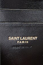 Saint Laurent Mini Lou Chain Camera Bag in Crema Soft, view 7, click to view large image.