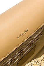 Saint Laurent Medium Jamie Chain Bag in Naturale & Avorio, view 7, click to view large image.
