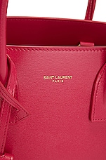 Saint Laurent Baby Sac De Jour Bag in Bubblegum, view 6, click to view large image.
