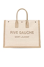 Rive gauche tote Saint Laurent Beige in Synthetic - 22768490