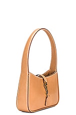 Saint Laurent Micro Le 5 A 7 Hobo Bag in Vintage Brown, view 4, click to view large image.