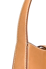 Saint Laurent Micro Le 5 A 7 Hobo Bag in Vintage Brown, view 7, click to view large image.