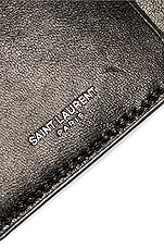 Saint Laurent Puffy Pouch in Nero, view 6, click to view large image.