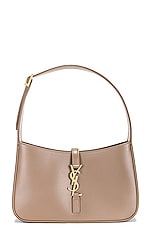 Saint Laurent Le 5 A 7 Hobo Bag in Taupe, view 1, click to view large image.