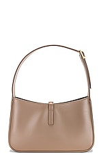 Saint Laurent Le 5 A 7 Hobo Bag in Taupe, view 3, click to view large image.