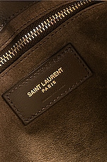 Saint Laurent Le 5 A 7 Hobo Bag in Taupe, view 6, click to view large image.