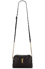 Saint Laurent Mini Gaby Bag in Nero, view 1, click to view large image.