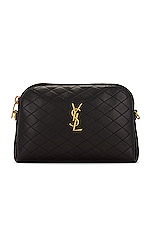 Saint Laurent Mini Gaby Bag in Nero, view 3, click to view large image.