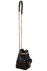 Saint Laurent Nano Bucket Bag in Nero, view 4, click to view large image.