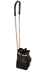 Saint Laurent Nano Bucket Bag in Nero, view 5, click to view large image.