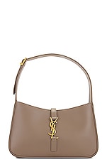 Saint Laurent Le 5 A 7 Hobo Bag in Greyish Brown, view 1, click to view large image.