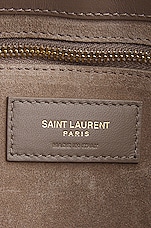 Saint Laurent Le 5 A 7 Hobo Bag in Greyish Brown, view 6, click to view large image.