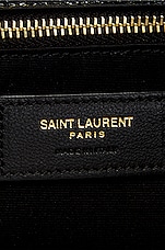 Saint Laurent Medium Niki Chain Bag in Nero & Ocra, view 7, click to view large image.