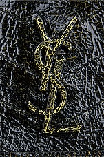 Saint Laurent Medium Niki Chain Bag in Nero & Ocra, view 8, click to view large image.