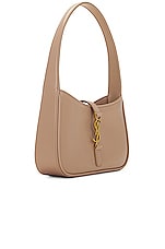 Saint Laurent Mini 5 A 7 Hobo Bag in Rosy Sand, view 4, click to view large image.