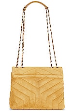 Saint Laurent Small Monogramme Loulou Bag in Light Char, view 3, click to view large image.