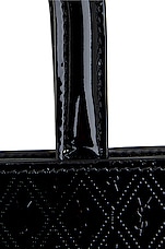 Saint Laurent Mini Shopping Bag in Nero & Nero, view 8, click to view large image.