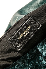 Saint Laurent Small Puffer Chain Bag in Bright Emerald, view 7, click to view large image.