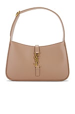 Saint Laurent Le 5 A 7 Hobo Bag in Rosy Sand, view 1, click to view large image.