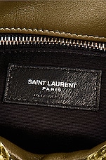 Saint Laurent Small Puffer Chain Bag in Light Avocado, view 7, click to view large image.