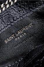 Saint Laurent Niki Airpod Case in Nero, view 7, click to view large image.