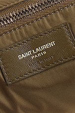 Saint Laurent 5a7 Crossbody Bag in Bog Green & Gold, view 6, click to view large image.