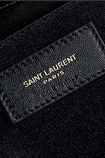 Saint Laurent Le 5a7 Shoulder Bag in Nero, view 6, click to view large image.