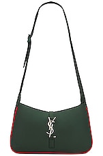 Saint Laurent Le 5 a 7 Crossbody Bag in Alpine Green, view 1, click to view large image.