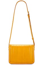 Saint Laurent Solferino Satchel Bag in Mimosa Yellow, view 3, click to view large image.