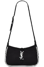 Saint Laurent 5a7 Shoulder Bag in Nero & Bianco, view 1, click to view large image.