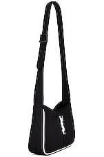 Saint Laurent 5a7 Shoulder Bag in Nero & Bianco, view 4, click to view large image.