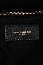 Saint Laurent Medium Puffer Tri Metal Chain Bag in Nero, view 7, click to view large image.