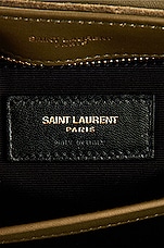 Saint Laurent Toy Loulou Bag in Loden Green, view 7, click to view large image.