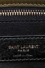 Saint Laurent Toy Puffer Bag in Loden Green, view 7, click to view large image.