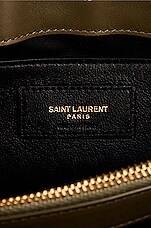 Saint Laurent Small Loulou Chain Bag in Loden Green, view 7, click to view large image.