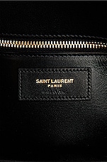 Saint Laurent Le Maillon Satchel Bag in Nero, view 6, click to view large image.