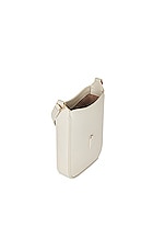 Saint Laurent Mini Le 5 A 7 Pouch Bag in Crema Soft, view 4, click to view large image.